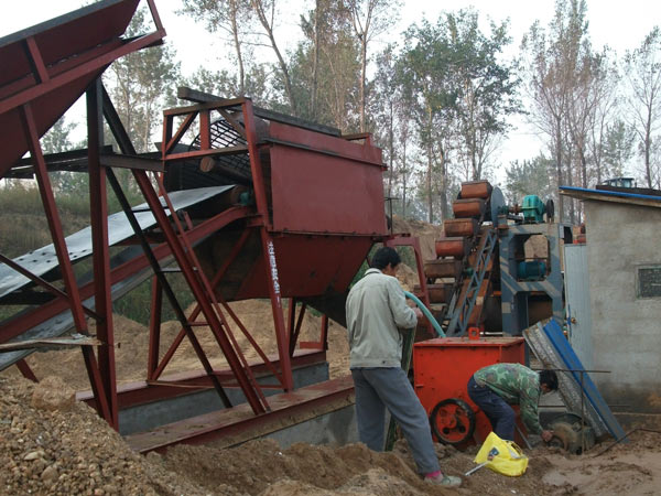 鏈斗式洗砂機