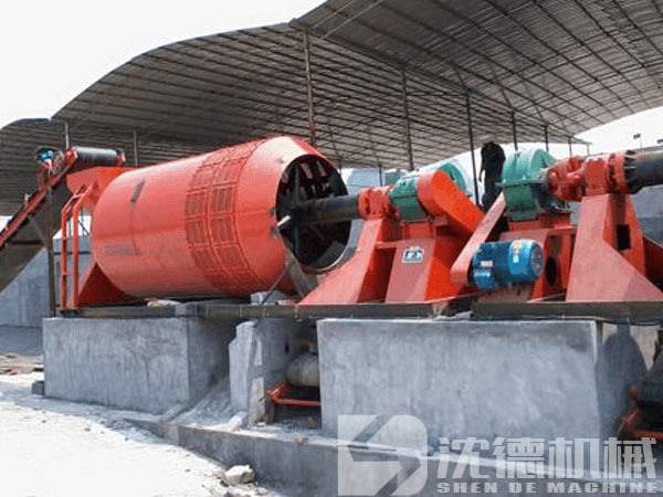 滾筒式洗砂機