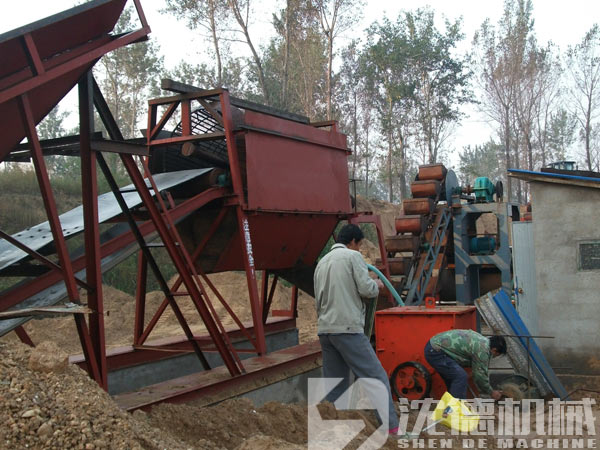 挖斗洗砂機