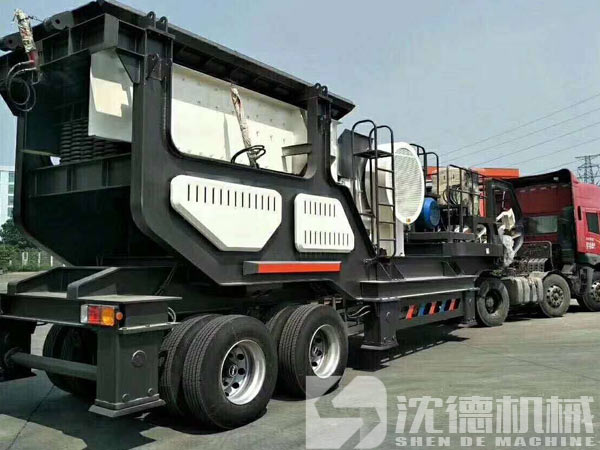輪胎移動破碎機