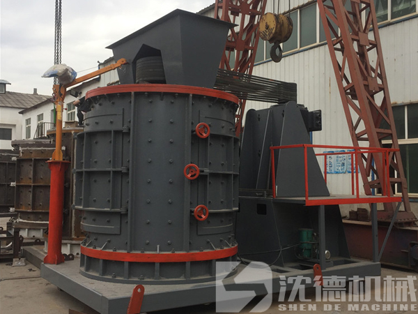 石打石制砂機設備展示效果